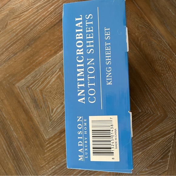 Brand New - Madison Luxury Home Antimicrobial King Sheets - Picture 3 of 3